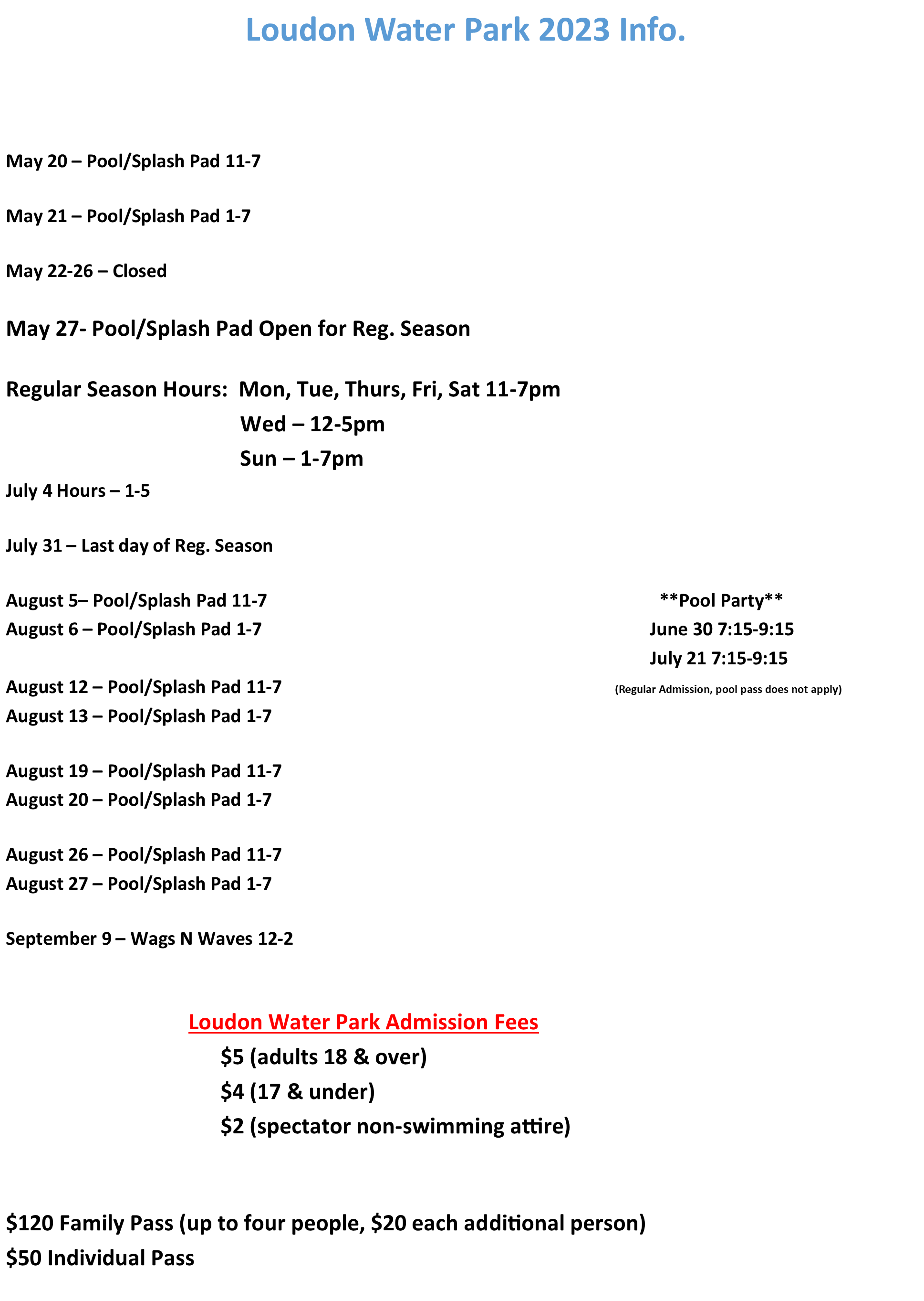 Loudon Tennessee Parks and Recreation Department